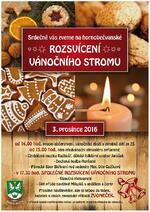 rozsvícení stromu 2016